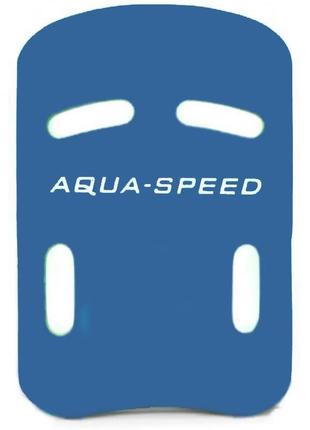 Дошка для плавання aqua speed verso kickboard 6308 синій уні 41x28cм