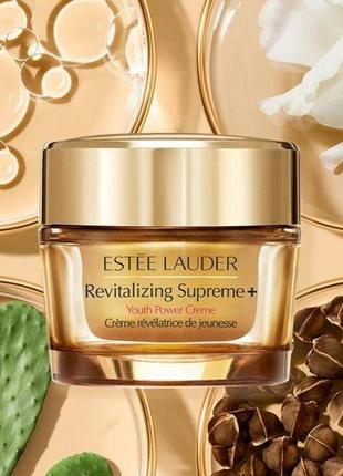 Дневной укрепляющий крем-лифтинг для разглаживания кожи estée lauder revitalizing supreme+ youth power creme1 фото