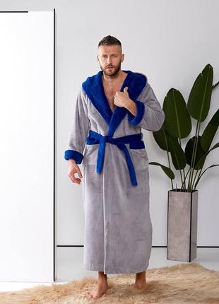 Чоловічий махровий халат.всі розміри.різні кольори.3 фото