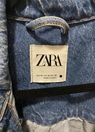 Джинсова куртка zara4 фото