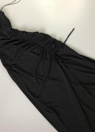 Невероятное корсетное платье-миди zara со сборками на защадках платья-зара мыда размер s m l5 фото