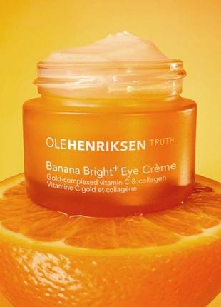 Осветляющий крем для кожи вокруг глаз с витамином c ole henriksen banana bright eye creme