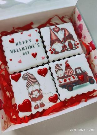 Пряники до дня влюбленных валентина