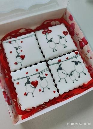 Пряники до дня влюбленных валентина