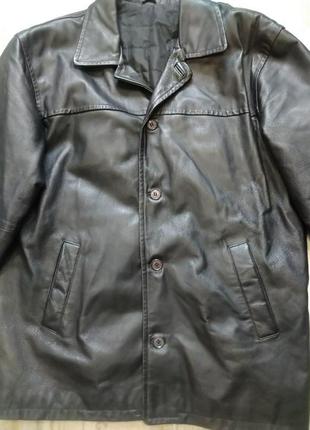 Чоловіча шкіряна куртка великий розмір, бата angelo litrico8 фото