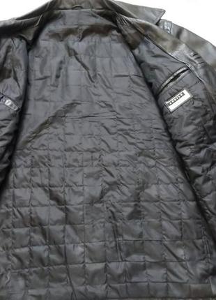 Чоловіча шкіряна куртка великий розмір, бата angelo litrico7 фото
