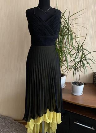 Платье на выпускное красивое шифоновое платье макси платье турция s/xs
