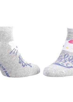 Шкарпетки hello kitty socks сірий жін 36-41 арт 13890128-1