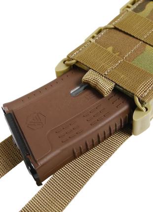 Жорсткий посилений тактичний підсумок kiborg gu single mag pouch multicam5 фото