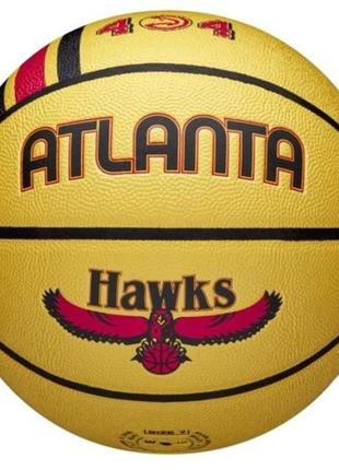 М'яч баскетбольний wilson nba team city collector bskt atl hawks size 7
