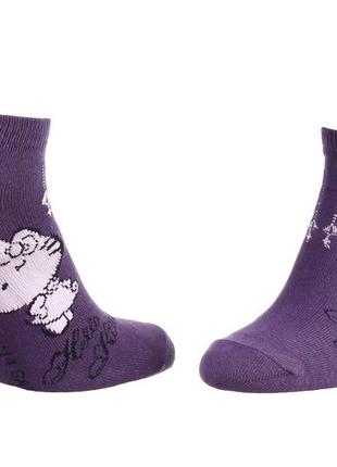 Шкарпетки hello kitty hk + perle фіолетовий жін 35 - 41, арт.13890712-4