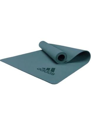 Килимок для йоги adidas premium yoga mat темно-зелений уні 176 х 61 х 0,5 см