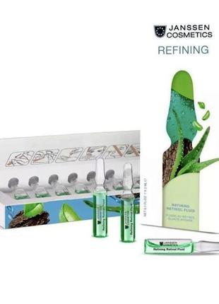 Janssen refining retinol fluid . янсенс ампульний концентрат інтенсивно відновлюючий флюїд з ретинолом7 фото