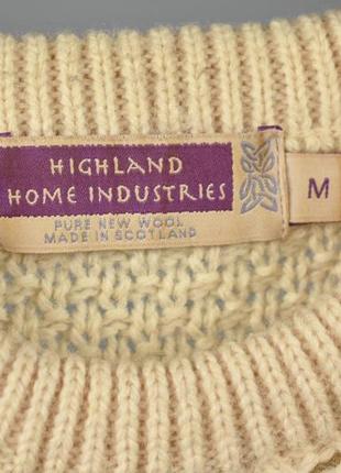 Hughland home шотландия женский шерстяной свитер вязаный оверсайз7 фото