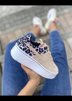 Nike air force 1 premium leo5 фото