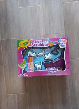 Набор для творчества кромола рисуй crayola scribble scrubbie
