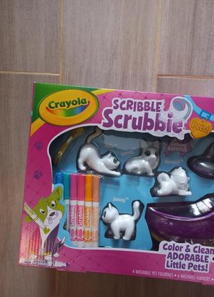 Набор для творчества кромола рисуй crayola scribble scrubbie