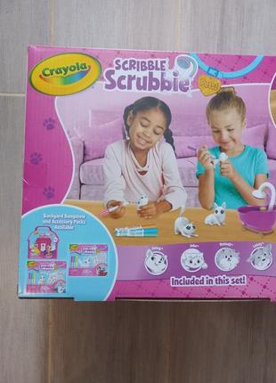 Набор для творчества кромола рисуй crayola scribble scrubbie
