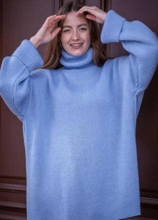 Свитер оверсайз из мохера и шерсти свитер-платье h&amp;m8 фото