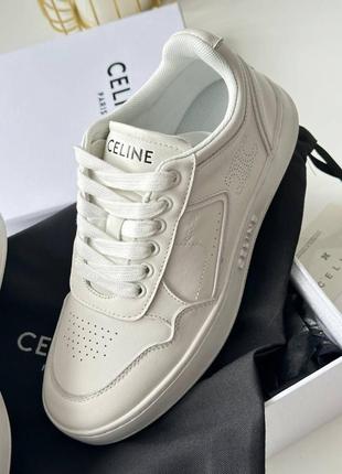 Белые кроссовки в стиле celine4 фото
