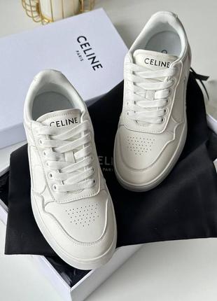 Белые кроссовки в стиле celine5 фото