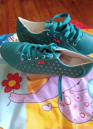 Кеды морской волны