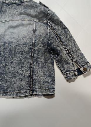 Стильная джинсовая куртка для девочки 12-14 лет h&amp;m zara next8 фото