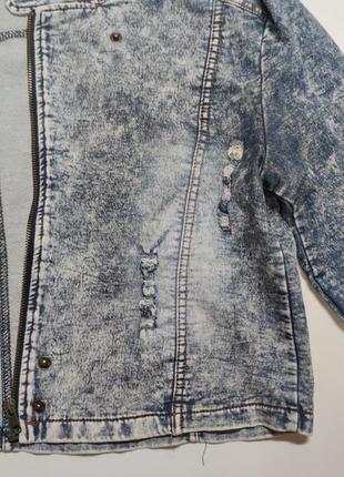 Стильная джинсовая куртка для девочки 12-14 лет h&amp;m zara next5 фото
