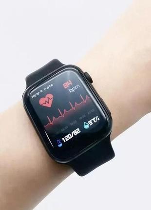 Умные смарт часы smart watch i7 pro max с голосовым вызовом тонометр пульсометр оксиметр3 фото