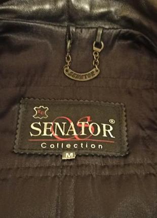 Куртка кожаная мужская senator (50-52)6 фото