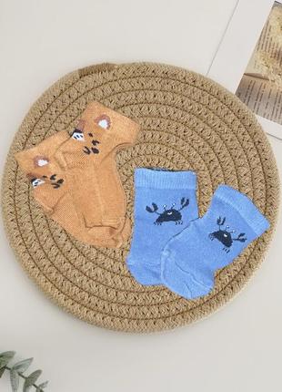 Дитячі шкарпетки для новонародженої дитини1 фото