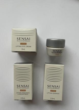 Sensai cellular performance набор пробников, концентрат, эссенция, крем