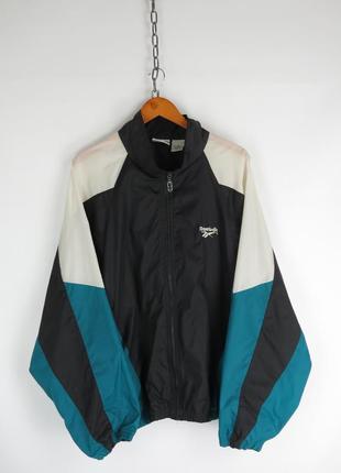 Винтажная ветровка reebok nike xl-xxl куртка ребук2 фото