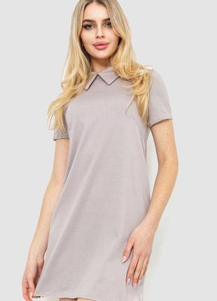 Женское платье два цвета сезон весна-осень цвет серый размер m fg_01393