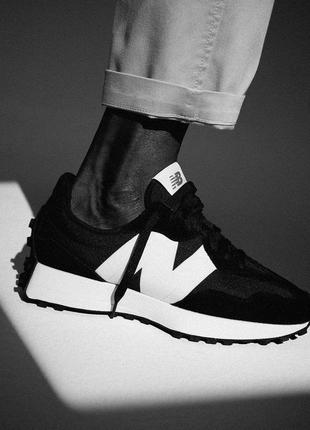 Кроссовки new balance 327 black premium