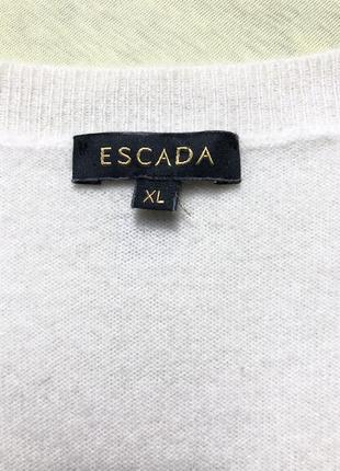 Шикарній кашеміровий светр escada5 фото
