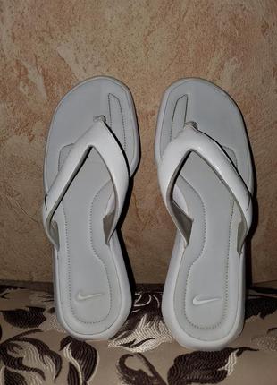 Шлёпанцы шлёпки nike оригинал натуральная кожа