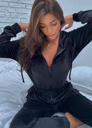 Яркие и стильные велюровые комбинезоны 5 цветов 546ва/с