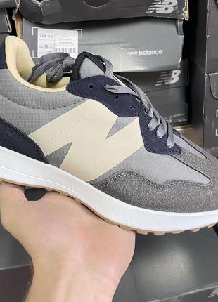 New balance 327 blue grey cream