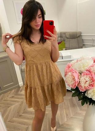 Нарядное летнее платье натуральное