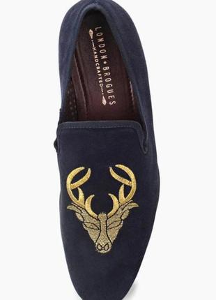 London brogues туфлі лофери замша