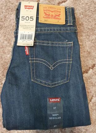 Levi's 505  levis джинсы 3 года детски новые