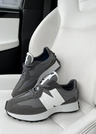 Кроссовки new balance 327 dark silver