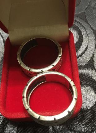 Стильные серебряные кольца2 фото