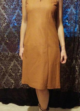 Кожаное платье burberry оригинал р.м