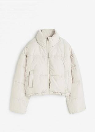 Молочная куртка h&m