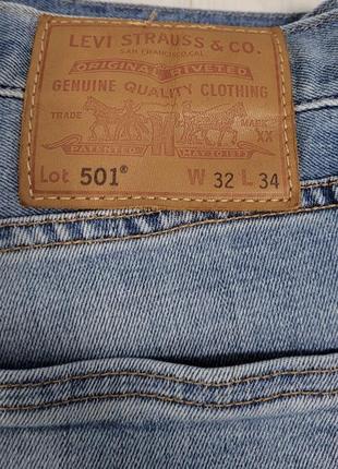 Джинсы levis lot 501 32/34 ( состояние новых )2 фото