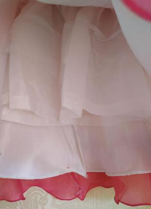 Нарядное красивое платье для девочки 4 лет5 фото