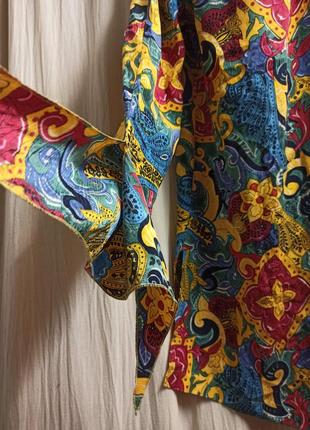 Ніжна блузка нереальною забарвлення натуральний шовк4 фото