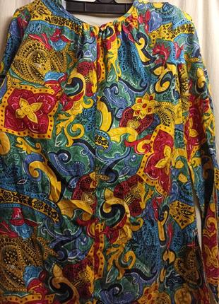 Ніжна блузка нереальною забарвлення натуральний шовк10 фото